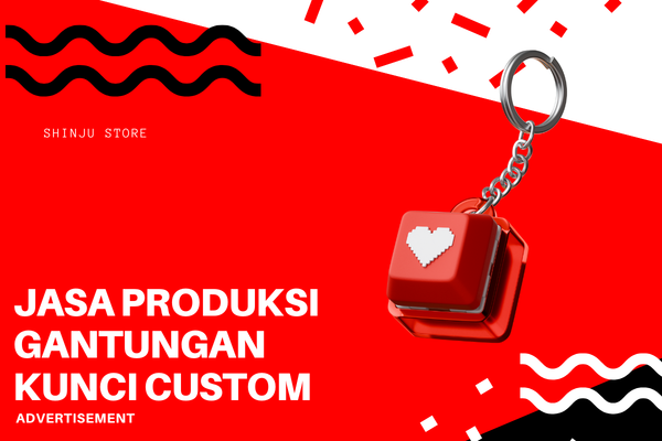 jasa produksi gantungan kunci custom